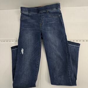 Spanx womens jeans blue denim slim skinny size M 6805